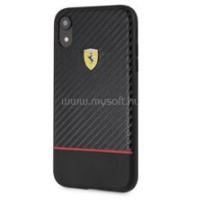 Ferrari On Track Racing Shield iPhone XR puha gumi tok (FESBOHCI61BK) tok és táska
