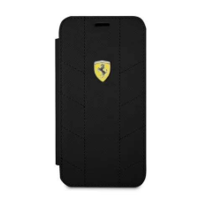 Ferrari SF iPhone X flip tok fekete (FESCODFLBKPXBI) (FESCODFLBKPXBI) tok és táska