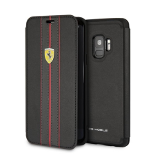 Ferrari Urban Samsung Galaxy S9 Flip Tok - Fekete tok és táska
