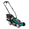 FERREX CLM36-FF9 SOLO 40V 34 cm akkus fűnyíró, vezeték nélküli, 35L fűgyűjtős akkumulátoros fűnyírógép akku és töltő nélkül