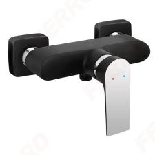 Ferro - Algeo Square Black Chrome zuhanycsaptelep csaptelep