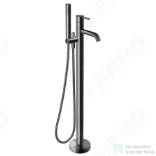 Ferro CIRICULUS álló kádcsaptelep zuhanyszettel, gun metal BCK11FGM (BCK11FGM) csaptelep