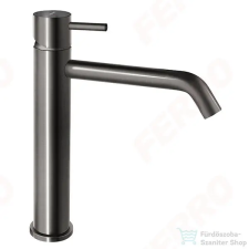 Ferro CIRICULUS középmagas mosdócsaptelep click-clack leeresztővel, gun metal BCK2MLGM (BCK2MLGM) csaptelep
