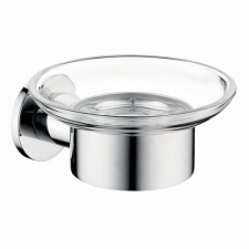 Ferro Smile Szappantartó üvegtál fali kivitelben, króm fürdőszoba kiegészítő