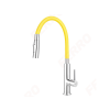 Ferro Zumba Slim 2F - Álló mosogató csaptelep flexibilis kifolyócsővel, sárga BZA43C