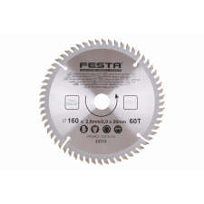Festa Fűrésztárcsa fához 160 x 20 x 2,0 mm / 60T csiszolókorong és vágókorong