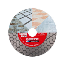 Festa Gyémánt vágókorong 125x2x22,2mm üveg, porcelán, kemény kerámia, csempe Festa csempevágó