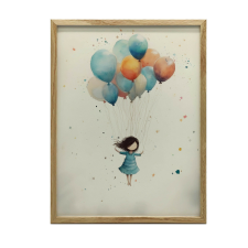 FESTÉS VÁSZRA KERET NÉLKÜLI ÁLMOKBAN LEBEBE 50x70 CM grafika, keretezett kép