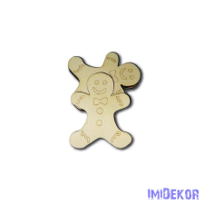  Festhető fafigura 5db/csomag 8cm - Mézi dekorációs kellék