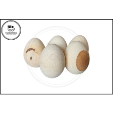  Festhető Natúr fa tojás fajáték