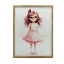  FESTMÉNY VÁSZONRA PINK JOY KERET NÉLKÜL 70x100 CM PREMIUM VÁSZON grafika, keretezett kép