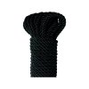 Fetish Silky Rope - Shibari kötél - 10m (fekete)