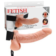 Fetish Strap-on 7 - felcsatolható dildó (natúr) felcsatolható eszközök