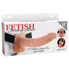  Fetish Strap-on 9 - felcsatolható dildó (natúr) műpénisz, dildó