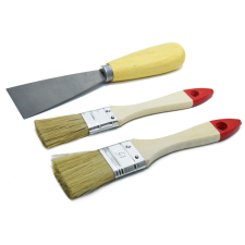 FH hely Ecsetkészlet - 2 db festőecset és 1 db spakli festő és tapétázó eszköz