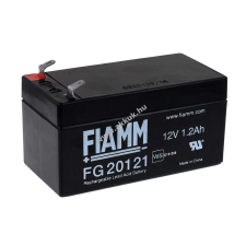 Fiamm Ólom akku 12V 1,2Ah (FIAMM) típus FG20121 VDS-minősítéssel (csatlakozó: F1) helyettesíti: 12V 1,3Ah elektromos tápegység