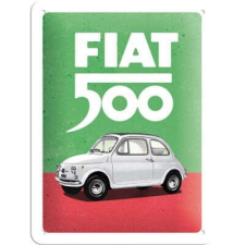  Fiat 500 - Italian Colours - Fémtábla dekoráció