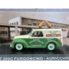  Fiat 500C van Auricchio year 1951 cream white / green 1:43 Altaya makett