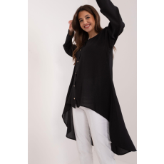 FiatalDivat Aszimmetrikus ingruha díszgombokkal, 50617 fekete modell