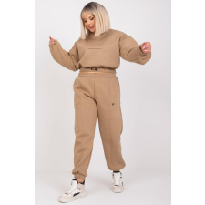 FiatalDivat Chunky Crop Top tréningruha Maleah Beige női edzőruha