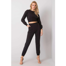 FiatalDivat Crop-top tréningruha Odille fekete