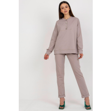 FiatalDivat Elegáns tréningruha szett modell 29157 bézs női edzőruha