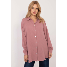 FiatalDivat Hosszú muszlin ing modell 11066 régi rózsaszín