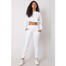 FiatalDivat Laila tréningruha szett crop-top pulóverrel, fehér női edzőruha