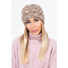 FiatalDivat Női sapka K156 világos barna női sapka