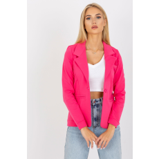 FiatalDivat Pamut kabát gombos záródású modell 03412 neon rózsaszín