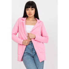 FiatalDivat Pamut kabát zsebekkel, modell 84545 élénk rózsaszín női dzseki, kabát
