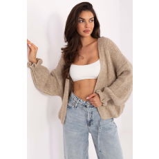 FiatalDivat Rövid kardigán pulóver 90482 bézs