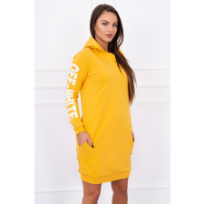 FiatalDivat Ruha Off White mustár szín női ruha