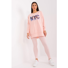 FiatalDivat Tréningruha NYC model 83032 púderrózsaszín felirattal női edzőruha
