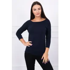 FiatalDivat Trikó Casual tengerészkék