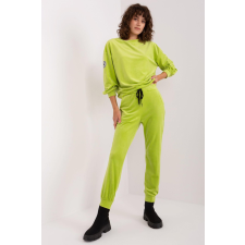 FiatalDivat Velúr tréningruha szett modell 32848 zöld női edzőruha