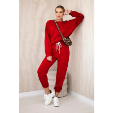 FiatalDivat Viskóz tréningruha modell 7065P piros