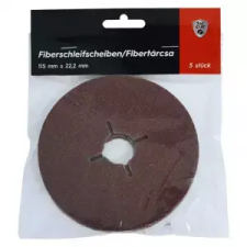  Fíbertárcsa 115mm P 80  5db/csomag csiszolókorong és vágókorong