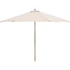 Fieldmann Fa szerkezetes napernyő, 3 m átmérő, krém színű, FDZN 4015