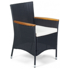 Fieldmann FDZN 6010-PR Rattan kerti szék, fa betétekkel kerti bútor