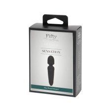 Fifty Shades of Grey A szürke ötven árnyalata Sensation Wand - mini masszírozó (fekete) vibrátorok
