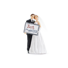  Figura Just Married, 14,5 cm party kellék