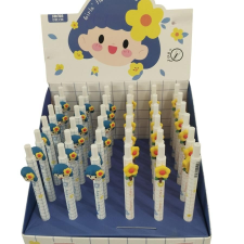  Figurás toll - virággal - zselés toll - gel ink toll