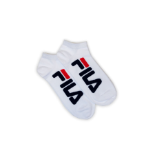 Fila Fila unisex feliratos titokzokni - 2 pár/csomag - pamut titokzokni - fehér - 43-46 női zokni