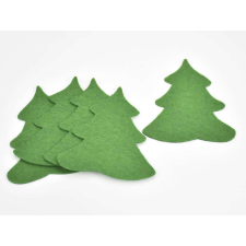  Filc - Fenyő zöld 10cm 5db/csomag dekorációs kellék