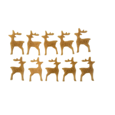  Filc szarvas bézs 35x23mm 10 db/cs dekorációs kellék