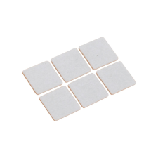 Filcalátét öntapadós 32 mm x 32 mm 6 darab fehér bútor