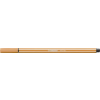  Filctoll, 1 mm, STABILO "Pen 68", sötétokker