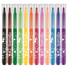  Filctoll készlet, mosható, MAPED &quot;Harry Potter Kids&quot;, 12 különböző szín filctoll, marker