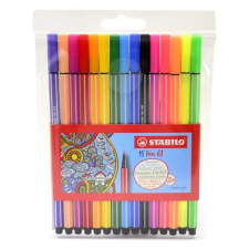  Filctoll STABILO Pen 68 10+5 neon készlet filctoll, marker